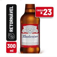 Cerveja Budweiser Mini 300ml (Caixa com 23)